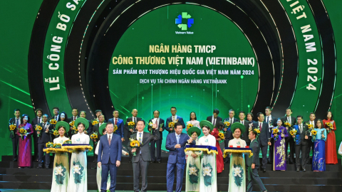 VietinBank lần thứ 8 liên tiếp được vinh danh Thương hiệu Quốc gia Việt Nam