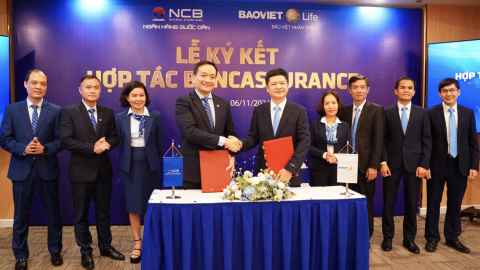 Bảo Việt Nhân thọ và Ngân hàng Quốc dân (NCB) ký kết thỏa thuận hợp tác trong lĩnh vực bancassurrance