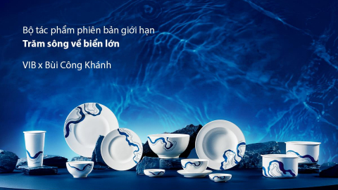 Giải mã bộ tác phẩm “Trăm sông về biển lớn” VIB dành tặng khách hàng tiền gửi