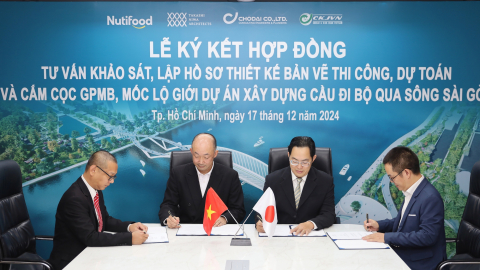 Nutifood công bố đối tác thực hiện thiết kế bản vẽ thi công dự án xây dựng Cầu đi bộ qua sông Sài Gòn