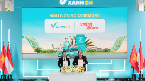 Vietjet hợp tác với Xanh SM, thúc đẩy giao thông bền vững giữa Việt Nam và Indonesia