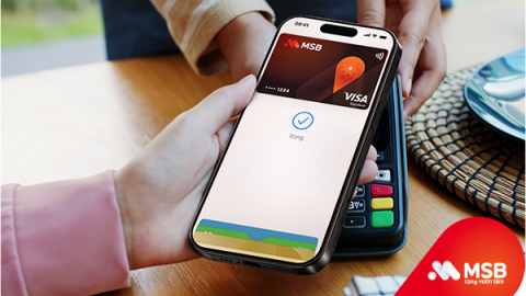 MSB đẩy mạnh thanh toán không tiếp xúc qua Apple Pay