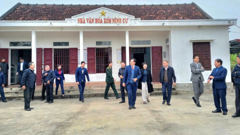 Ninh Bình: Thẩm định tiêu chí nông thôn mới nâng cao, NTM kiểu mẫu ở 4 xã của huyện Kim Sơn