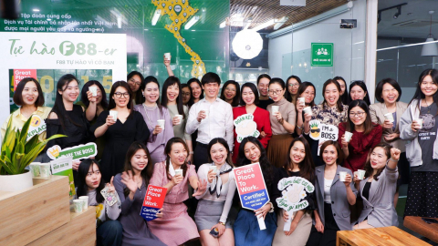 F88 nằm trong top nơi làm việc xuất sắc năm 2024