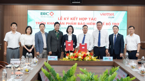 BIC và Viettel Store hợp tác ra mắt sản phẩm bảo hiểm y tế bổ trợ