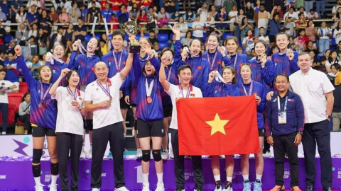 Vô địch AVC Challenge Cup 2024, ĐT bóng chuyền nữ Việt Nam nhận thưởng bao nhiêu?