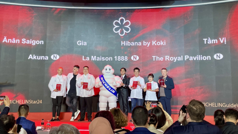 164 nhà hàng được Michelin gọi tên