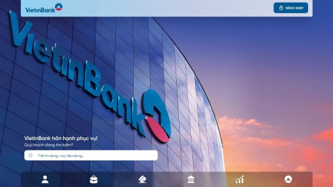 Vietinbank ra mắt website mới