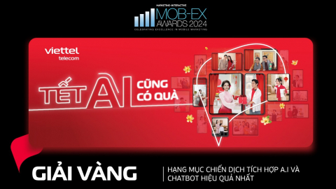 Chiến dịch truyền thông “Tết A.I. cũng có quà” đạt giải Vàng Marketing