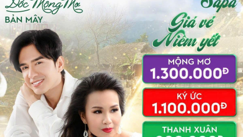 Đan Trường và Cẩm Ly ‘nối lại tình xưa’ trong đêm nhạc Dốc mộng mơ tại Bản Mây, Fansipan ngày 1/9