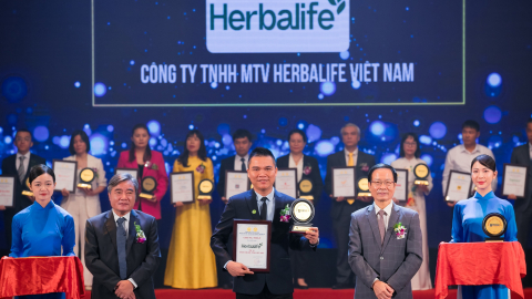 Herbalife Việt Nam đạt Chứng nhận Nhãn Hiệu Nổi Tiếng – Nhãn Hiệu Cạnh Tranh Việt Nam năm 2024