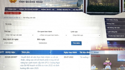 Nguội lạnh thông tin trên Website của một số cấp, ngành tỉnh Quảng Ngãi 