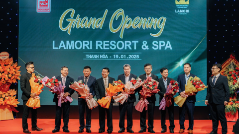 Tập đoàn Sao Mai khánh thành và đưa vào hoạt động Khu du lịch nghỉ dưỡng sinh thái LAMORI Resort & Spa