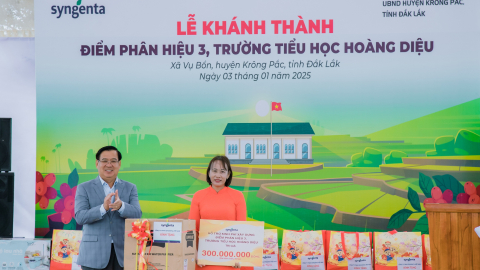 Syngenta khánh thành trường học và trao nhà mới: Tết ấm áp cho nông dân và học sinh Đắk Lắk