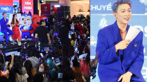 Hot: Tăng Phúc visual 'cực bén', “trổ tài” làm streamer tại sự kiện VNPAY Super Sale