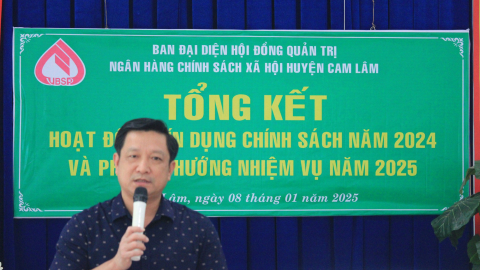 Tổng dư nợ ủy thác NHCSXH huyện Cam Lâm (Khánh Hòa) đạt trên 622,2 tỷ đồng 