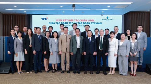 Tập đoàn TTC ký kết hợp tác chiến lược với Tập đoàn Stavian