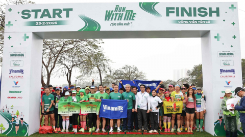 Vinamilk đồng hành cùng giải chạy vì cộng đồng nhân dịp 70 năm Ngày Thầy thuốc Việt Nam