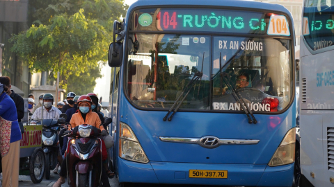 TP.HCM điều chỉnh lộ trình loạt tuyến xe buýt, người dân cần lưu ý
