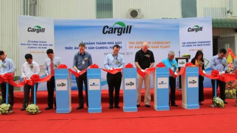 Cargill khánh thành dây chuyền sản xuất cám thủy sản thứ 10 tại Việt Nam