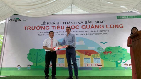 Cargill bàn giao thêm hai ngôi trường mới