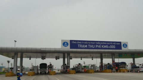 Dừng hoạt động một trạm thu phí trên cao tốc Pháp Vân-Ninh Bình