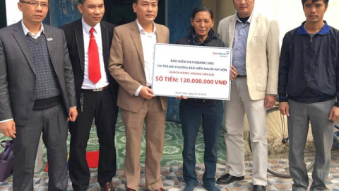 VBI chi trả 120 triệu đồng bồi thường bảo hiểm tại Thanh Hóa
