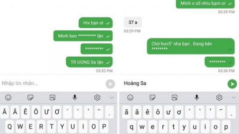 GoViet nói gì về app không gõ được từ Hoàng Sa, Trường Sa