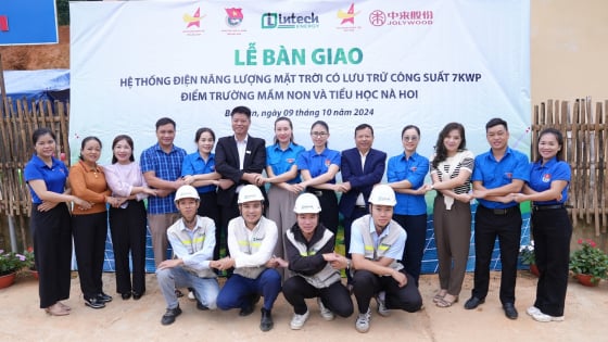 Intech Energy bàn giao hệ thống điện mặt trời 7kWp cho hai điểm trường