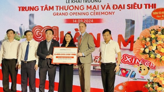 Khai trương TTTM và đại siêu thị GO! Hà Nam, Central Retail ủng hộ hàng tỷ đồng tới đồng bào bão lụt