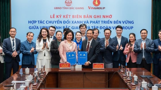 UBND tỉnh Bắc Giang và Vingroup ký kết hợp tác thúc đẩy chuyển đổi xanh, chuyển đổi số