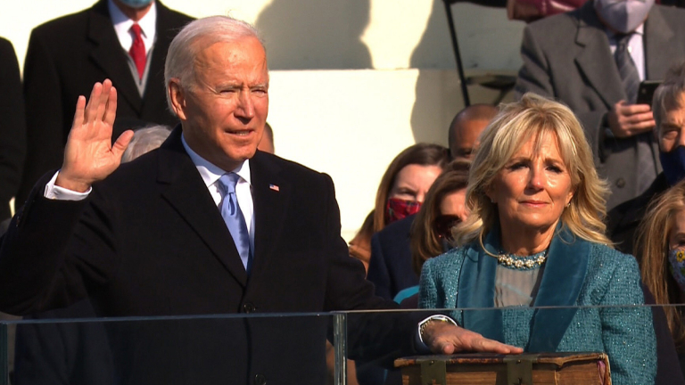 Xem trực tiếp ông Biden tuyên thệ nhậm chức Tổng thống Mỹ