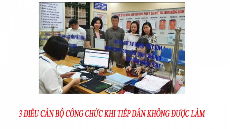 3 điều cán bộ tiếp công dân không được làm 