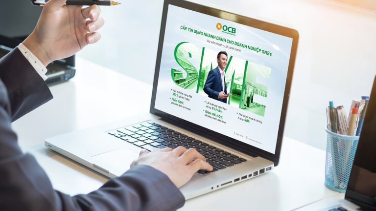 OCB triển khai sản phẩm tín dụng nhanh dành cho doanh nghiệp SME