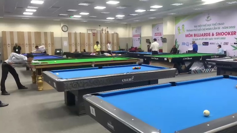Tưng bừng tranh giải Biliards & Snooker toàn TP.HCM