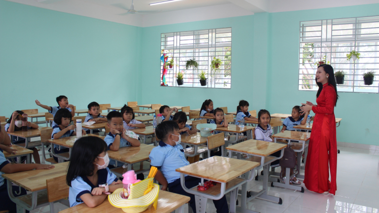 TP.HCM: Lễ khai giảng đặc biệt tại trường tiểu học của huyện 'nóng' về dân nhập cư