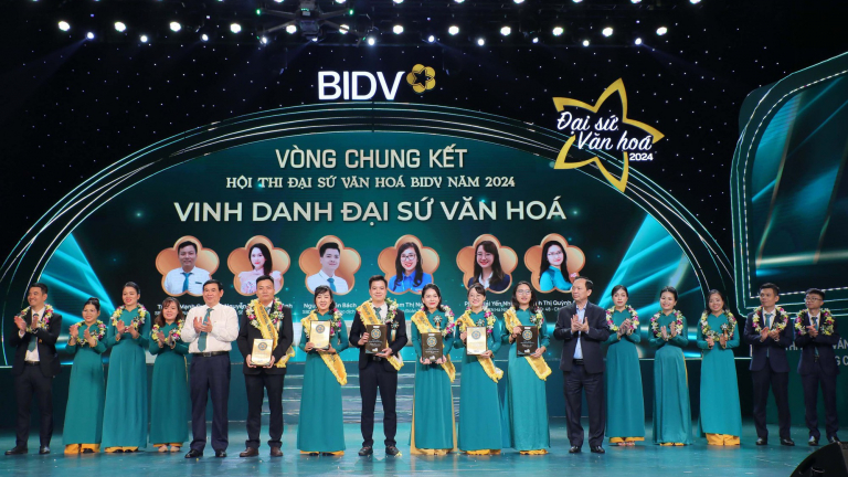 6 đại sứ văn hóa được vinh danh tại chung kết Hội thi Đại sứ văn hóa BIDV