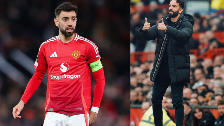 M.U đại thắng Everton, HLV Amorim và Bruno Fernandes tạo nên kỷ lục mới