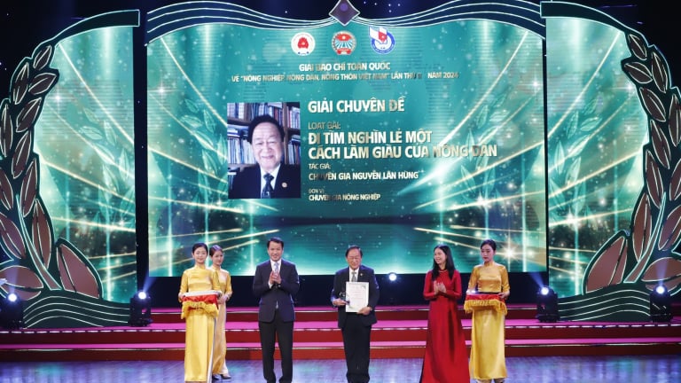 Chuyên gia nông nghiệp Nguyễn Lân Hùng: 'Giải thưởng không chỉ của tôi, mà là của tất cả nông dân Việt Nam'