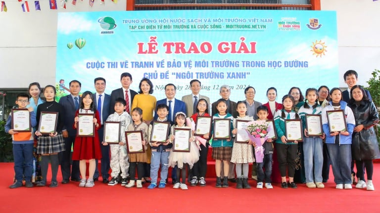 Cuộc thi vẽ tranh 'Ngôi trường xanh' mang thông điệp vô cùng ý nghĩa