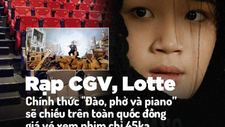 CGV lên tiếng về thông tin 'Đào, phở và piano' chiếu tại CGV, Lotte