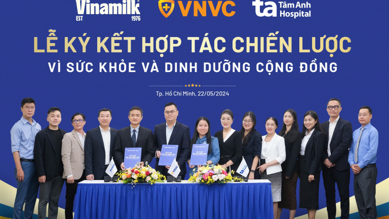 Vinamilk ký hợp tác chiến lược cùng VNVC, Bệnh viện Tâm Anh để tăng cường chăm sóc sức khỏe cộng đồng
