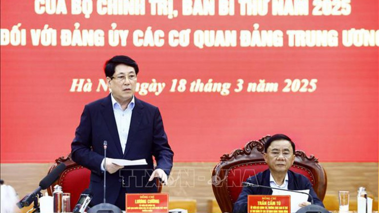 Chủ tịch nước chủ trì hội nghị thông qua dự thảo kết quả kiểm tra Đảng ủy các cơ quan Đảng Trung ương