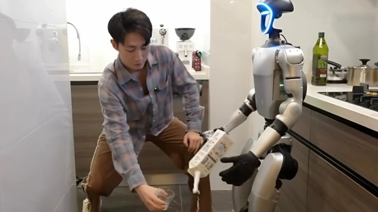 Chàng trai trẻ gây 'choáng' vì thuê robot làm bạn gái
