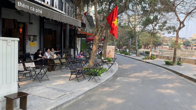 Phố đi bộ 30 tỷ đồng nằm trên địa bàn phường mới sáp nhập ở Hà Nội ế ẩm không ngờ
