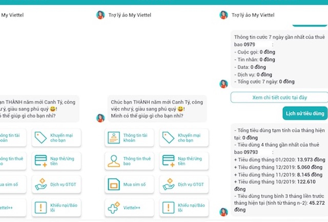 Nhà mạng dùng chatbox thay thế nhân viên CSKH trên ứng dụng di động