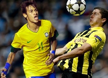 CĐV Barca khoái Neymar và Lewandowski