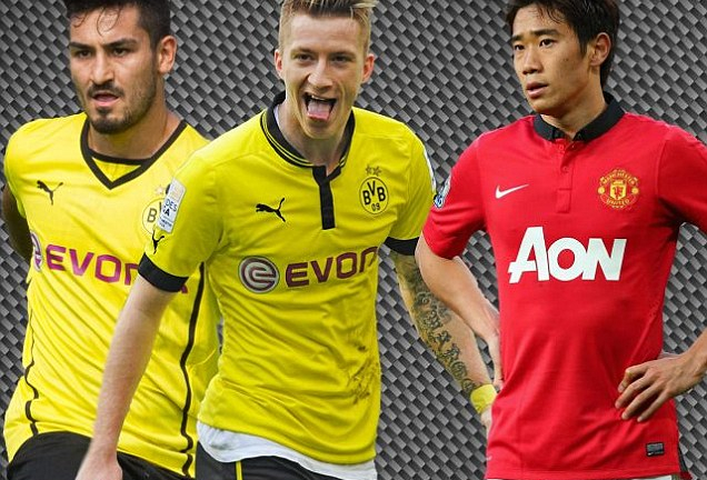M.U gạ đổi Kagawa lấy Marco Reus và Gundogan