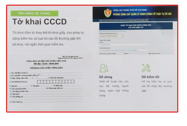 Công dân có thể đăng ký làm thẻ Căn cước công dân qua mạng