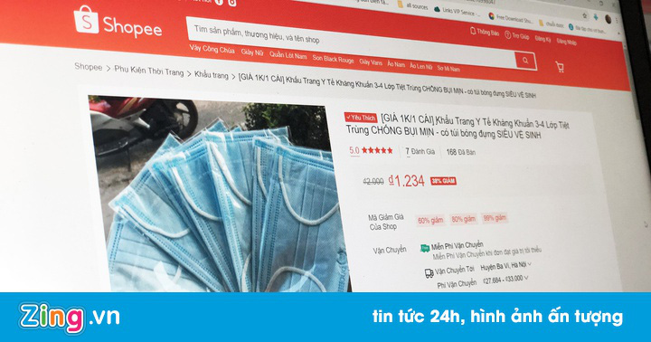 Shopee và Sendo bị phạt vì nhiều gian hàng trục lợi từ dịch Covid-19 do virus corona